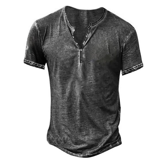 Other - Beotyshow Mens Distressed Henley Shirt